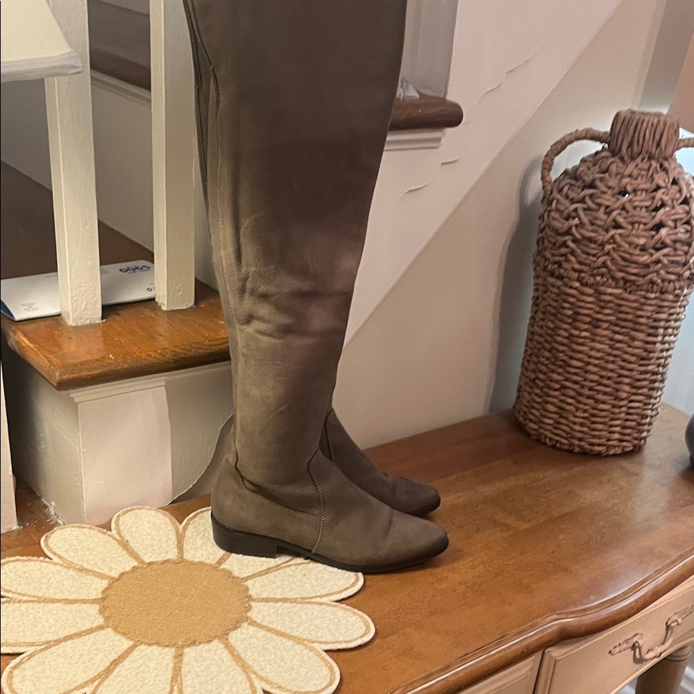 Aldo Taupe Over the Knee Boots